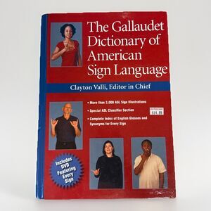 The Gallaudet Dictionary of American Sign Language Paperback With DVD